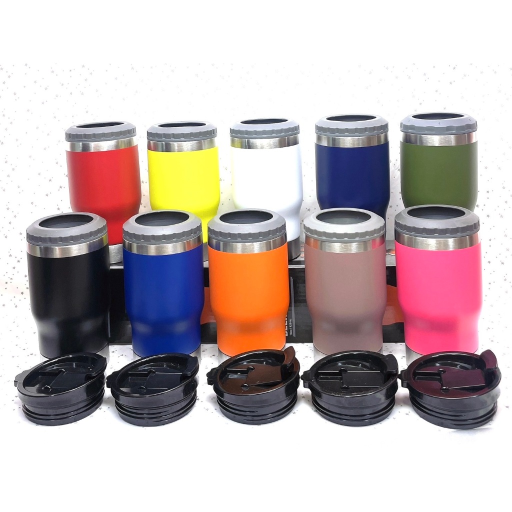 แก้วเก็บความเย็นหรือร้อน 3in1(พร้อมส่งในไทย) ขนาด 14 ออนซ์ รุ่นนี้แถมฝาปิดให้เปลี่ยนการใช้งานเป็นแบบแก้วเยติได้ด้วย สามา
