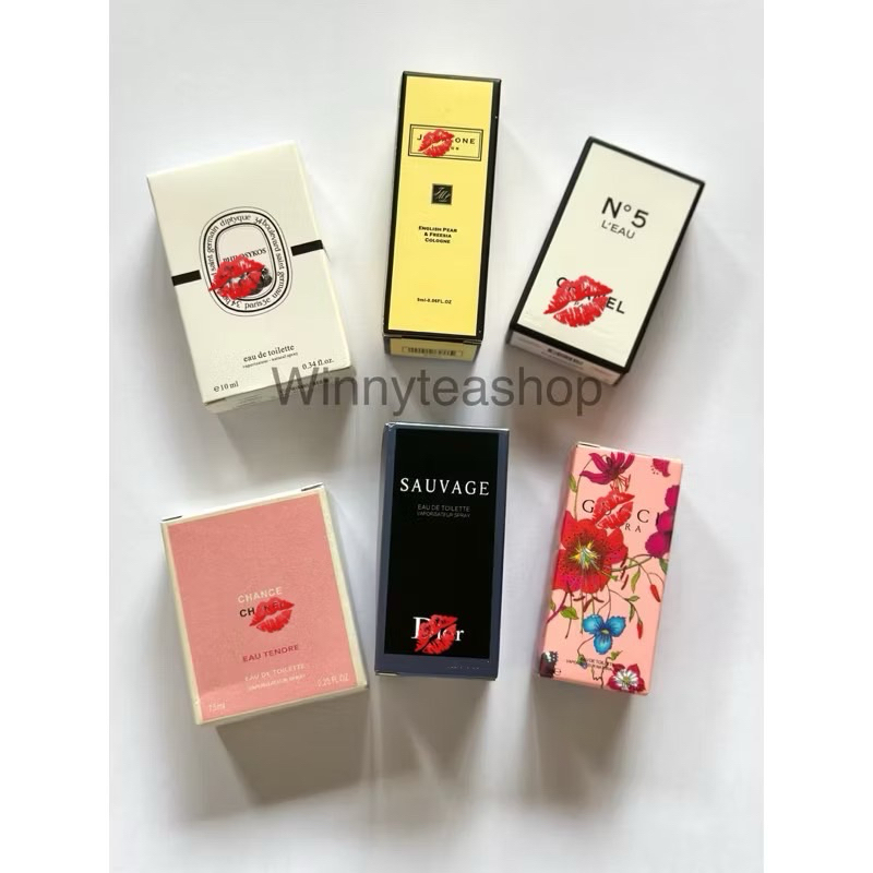 น้ำหอมกลิ่นเคาน์เตอร์แบรนด์ ขนาดพกพา 5-10 ml หัวแต้ม