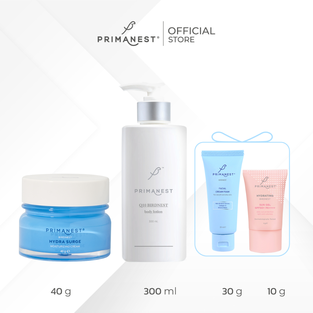 (เฉพาะ 9-30 ธ.ค. 67) PrimaNest Set สกินแคร์ เติมชุ่มชื้นให้ผิวอิ่มน้ำ เสริมเกราะป้องกันผิว