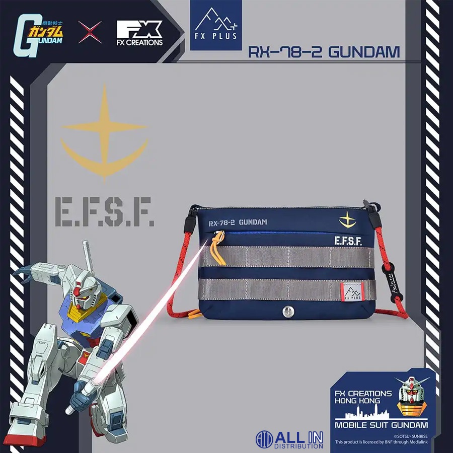 FX Creations x GUNDAM กระเป๋าสะพายข้าง RX-78-2 GUNDAM – FX PLUS CROSSBODY BAG
