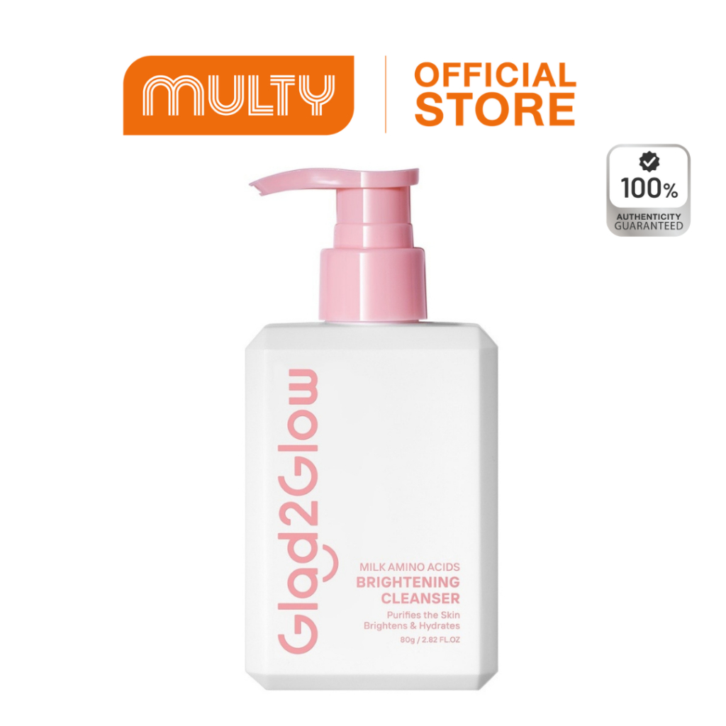 Glad2Glow Milk Amino Acids Brightening Cleanser 80 g.