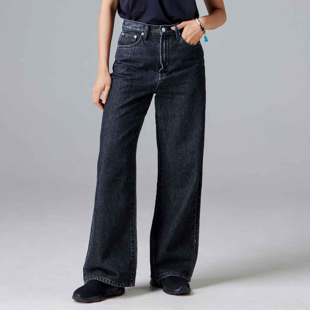 Warrix กางเกงยีนส์ทรงหลวม Women Jeans รุ่น W901 KUMA Baggy – Timeless Comfort (LP-243JEWW901)