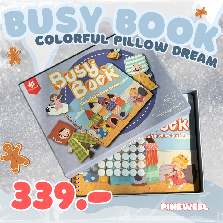 🌈Pinwheel Busy Book (Single Pack) Quiet Book 🌟Level 1🌟หนังสือกิจกรรมเพิ่มทักษะการเรียนรู้ PW0259