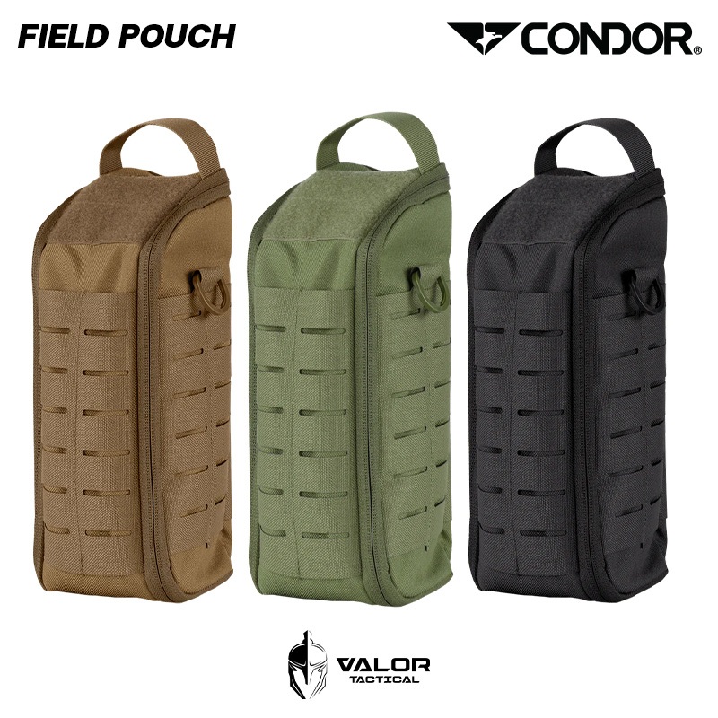 Condor - Field Pouch กระเป๋าเก็บขวดน้ำ กระเป๋าเล็กพกพา มีช่อง molle รองรับขวดน้ำ 40ออนซ์ (ไม่รวม)