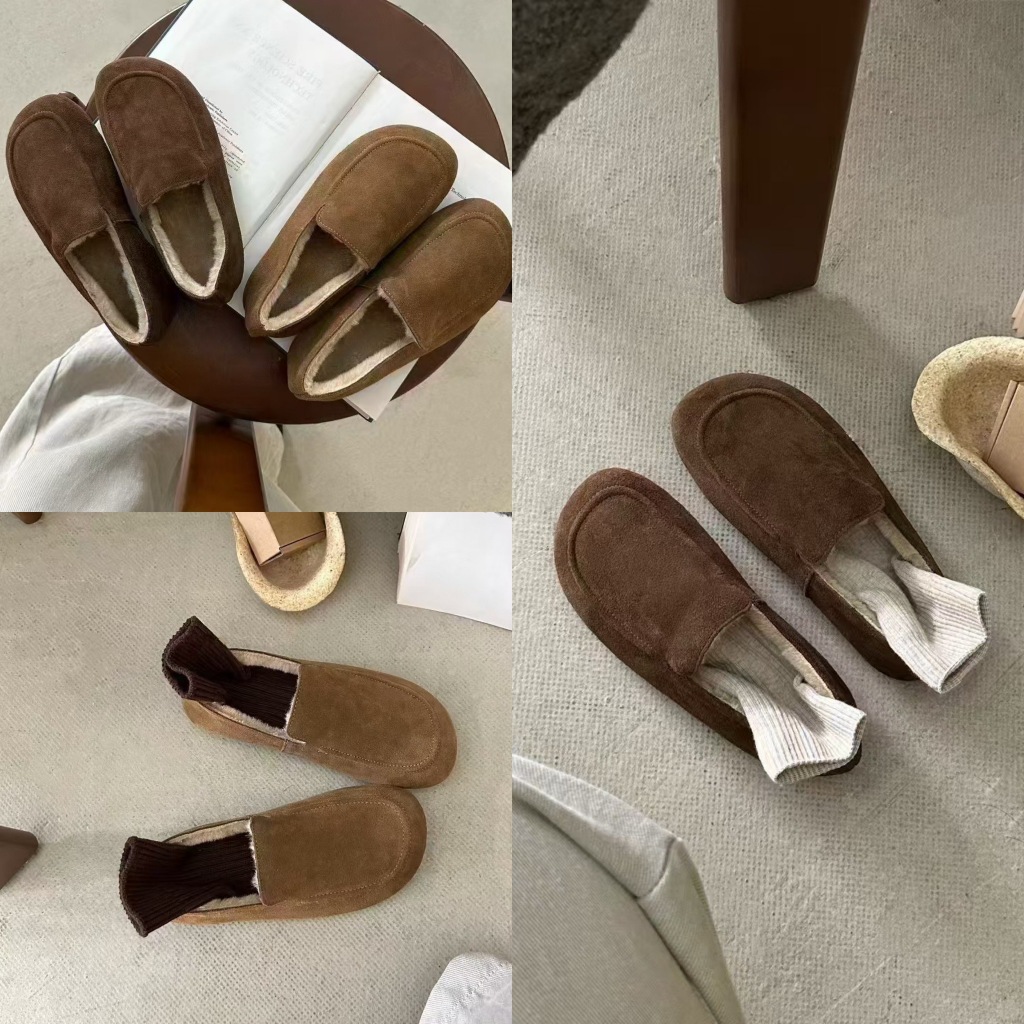 [พร้อมส่ง] WEAR.SOUL #S616 New Collection Slip-on with Fur