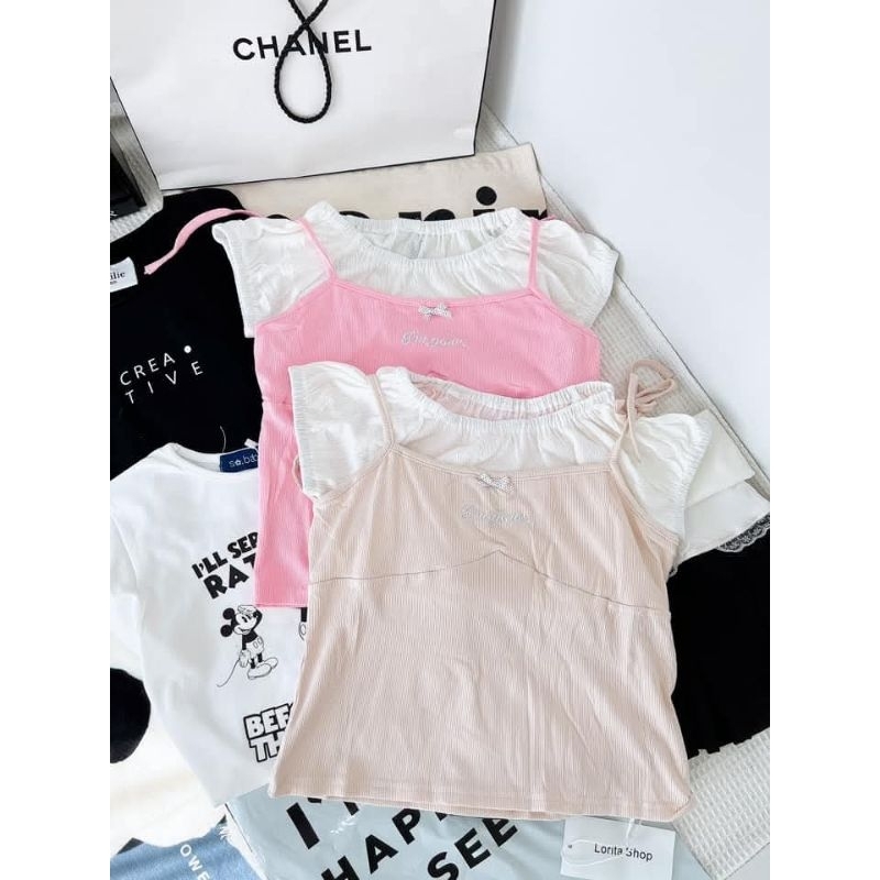 เสื้อสองชิ้น ป้ายlolita shop มือ1