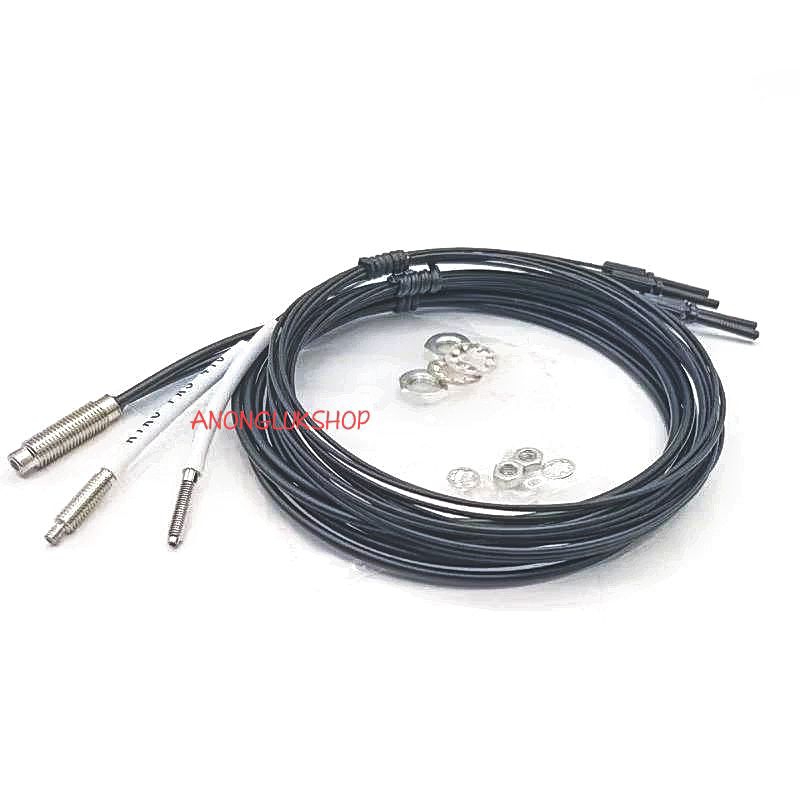 1เส้น  FRS-310 FRS-410 FR-610 FRS310 FRS410 FR610 สายไฟเบอร์ออฟติค ยาว 1เมตร หัวเซ็นเซอร์ขนาดเล็ก เก