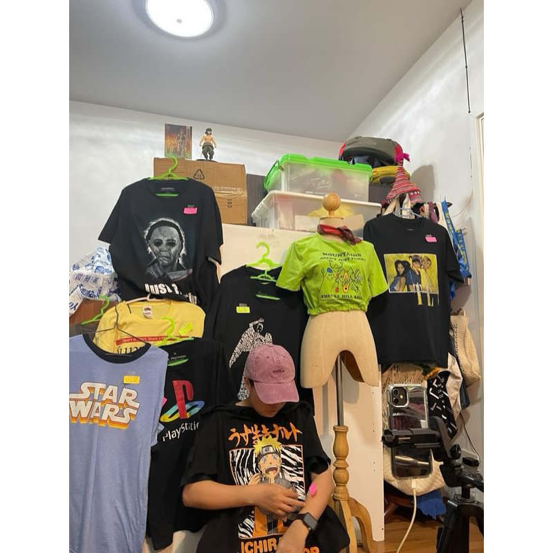 580 เสื้อยืดมือสอง เอฟในไลฟ์สด