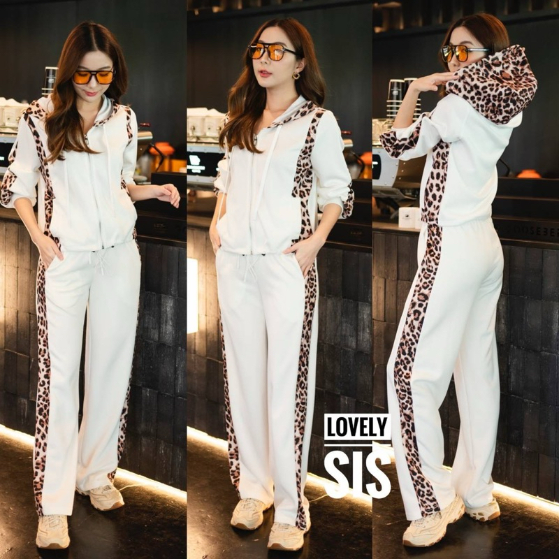 Cotton Patch Tiger Hood Zip Long Sleeve Jacket &Long Pant Set