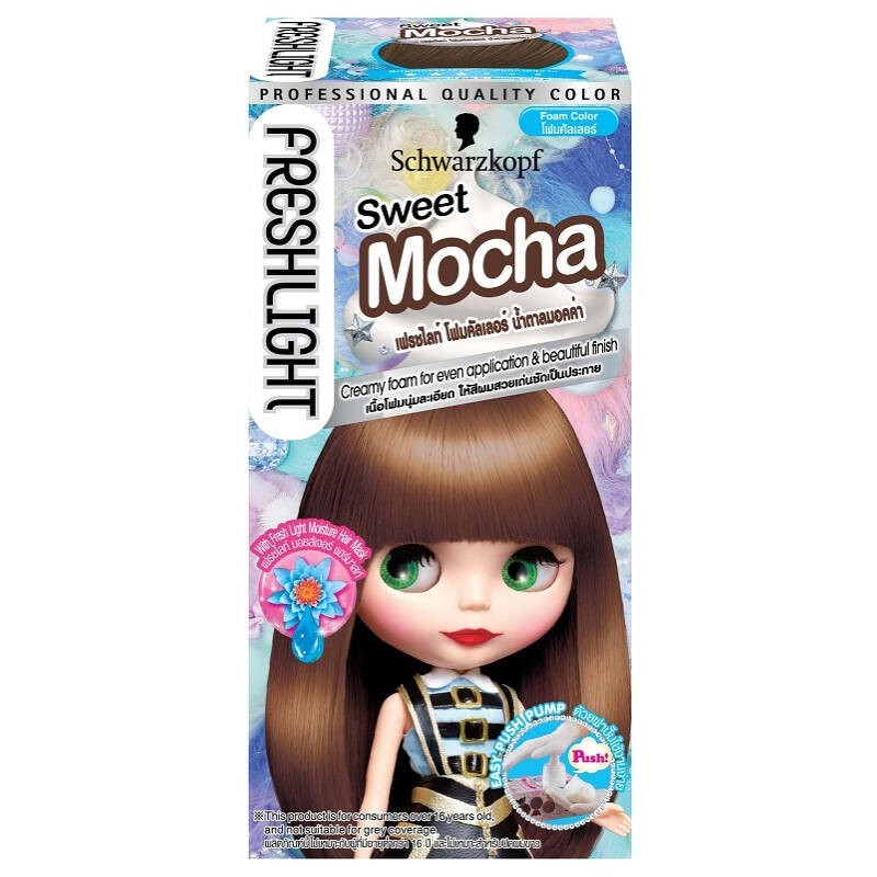 Schwarzkopf Freshlight Foam Hair Color สีผม ชวาร์สคอฟ เฟรชไลท์ โฟม แฮร์ คัลเลอร์