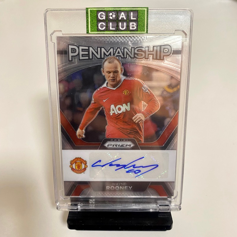 การ์ดบอล Panini ลายเซ็นWayne Rooney รูนี่ เซ็นเต็ม