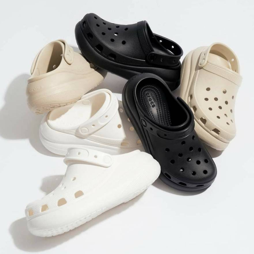 Crocs Crush Clog รองเท้าแตะห้วโตผู้หญิ่งยอดนิยมขายดีมาก น้ำหนักเบาพืนนีม พรอมส่งในไทย จัดส่ง 1-3 วันได้รับของ