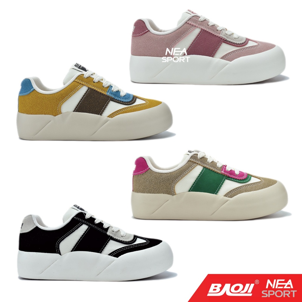 Baoji 509 Sneaker Wow รองเท้าผ้าใบ ผู้หญิง บาโอจิ แท้