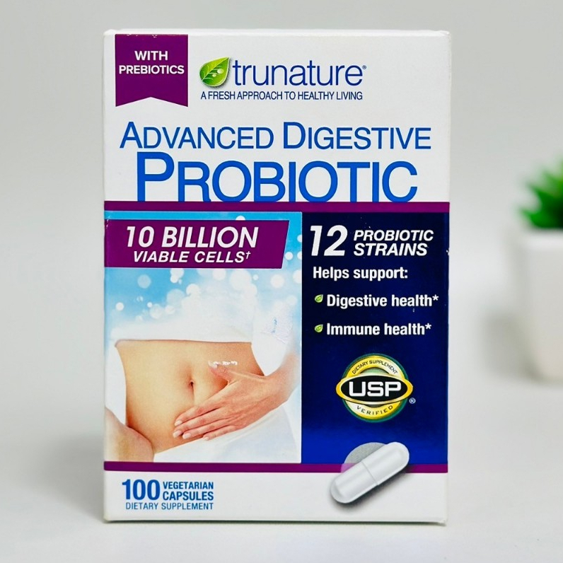 Trunature Advanced Digestive Probiotic 100 Capsules