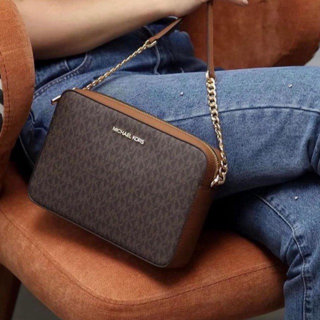 ✴️แท้ 💯% MK Michael Kors Jet Set Item Large Crossbody Bag