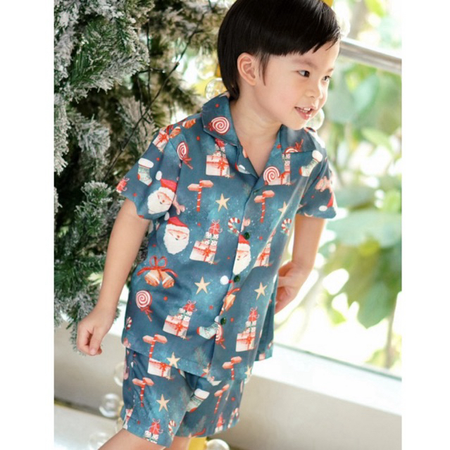 Shirt set ชุดเด็กชาย เสื้อเชิ้ตเด็กชาย ชุดครอบครัว เสื้อพ่อลูก เสื้อเชิ้ต กางเกง ชุดเซตเด็กชาย