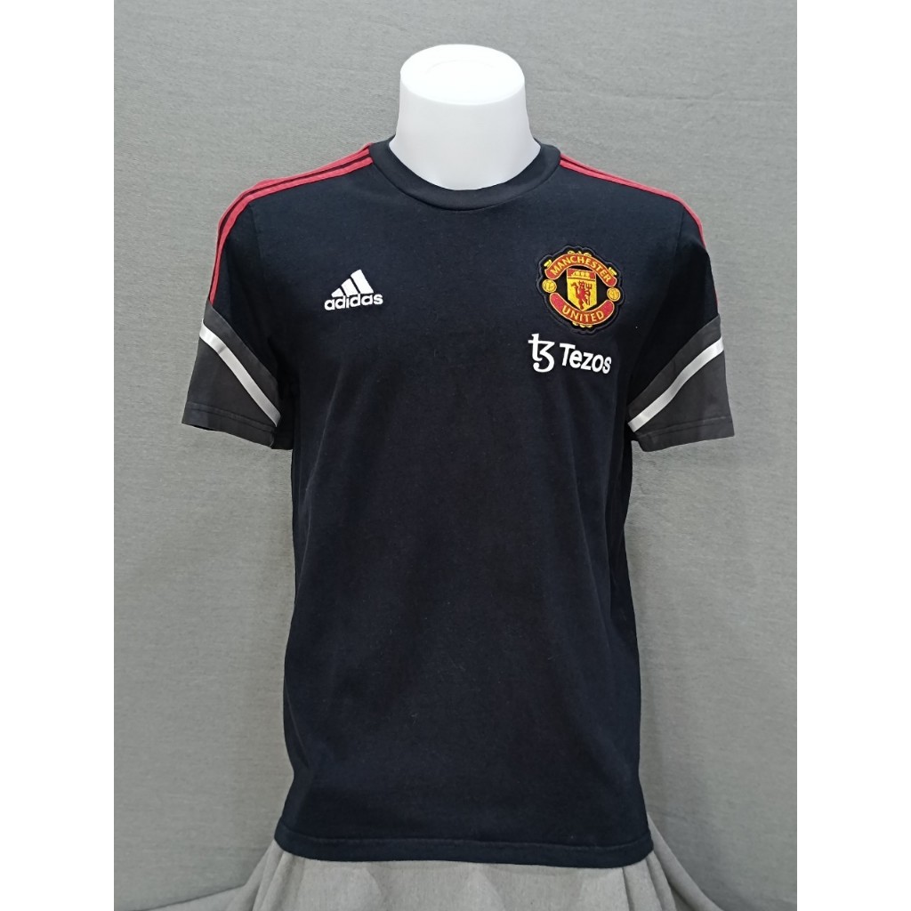 T-Shirts 2nd-H เสื้อยืดยี่ห้ออดิดาส-แมนยู ฟุตบอลเทรนนิ่ง Adidas Manchester United T3 Tezos เสื้อมือส