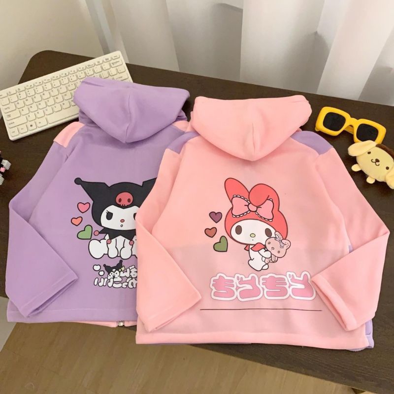 เสื้อกันหนาว ลายการ์ตูน ผ้าสำลี อุ่นๆ