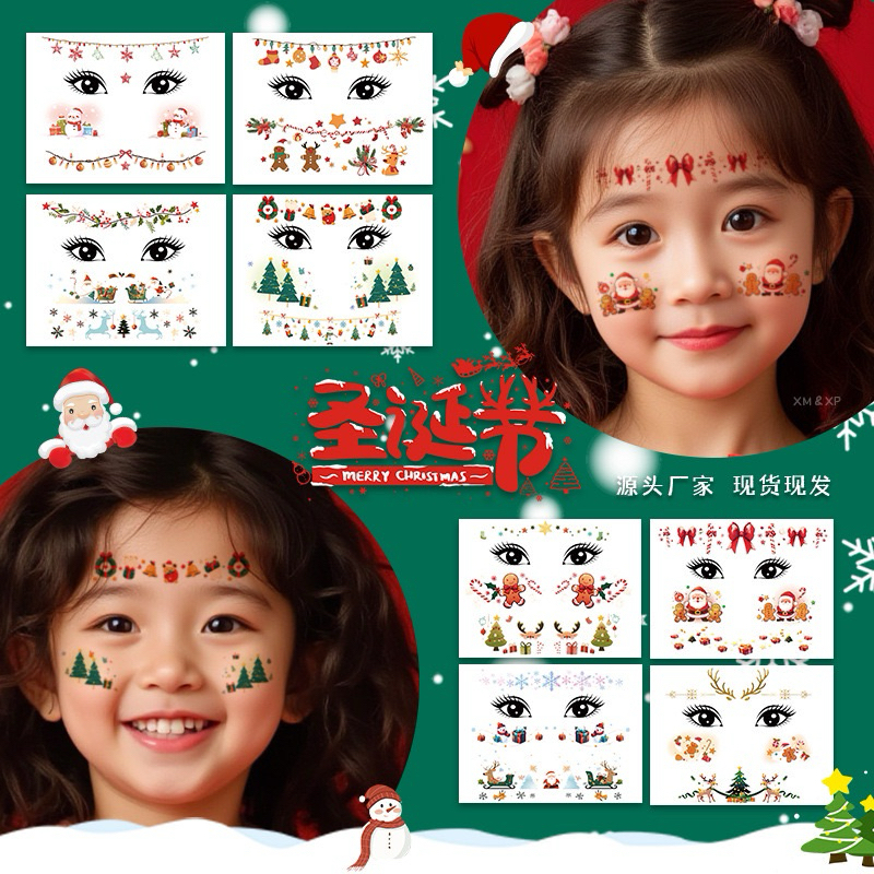 Sticker Tattoo สติ๊กเกอร์แทททู คริสมาส