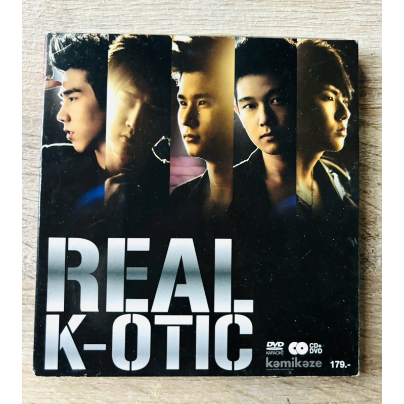 CD+DVD ในเซ็ตเดียว : K-OTIC - อัลบั้ม REAL (สินค้ามือ 2)