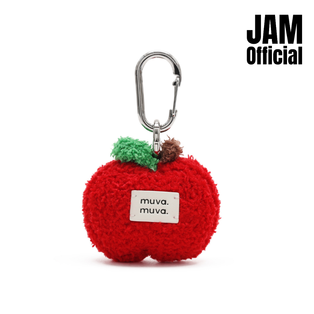 JAM | MUVA - Fluffy Apple Charm - ชาร์มห้อยตกแต่งกระเป๋า