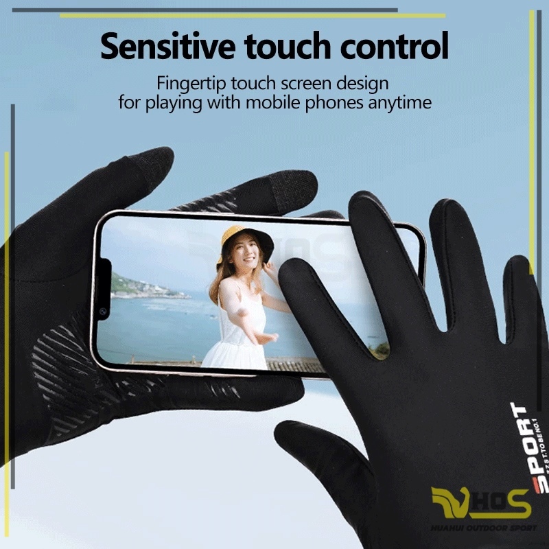 ถุงมืออเนกประสงค์  ระบายอากาศได้ดี ถุงมือกีฬา ถุงมือกันลื่น  สําหรับแข่งรถจักรยานยนต์ กีฬากลางแจ้ง - รูปที่ 4