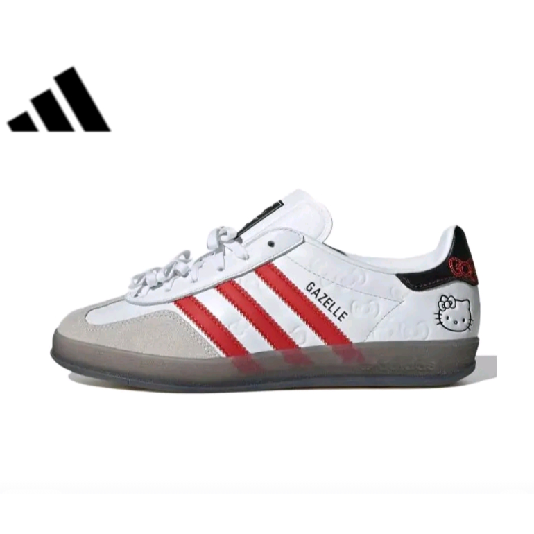 Hello Kitty/Hello Kitty xadidas originals GAZELLE INDOOR "White/Red/Core Black" comfortable and vers