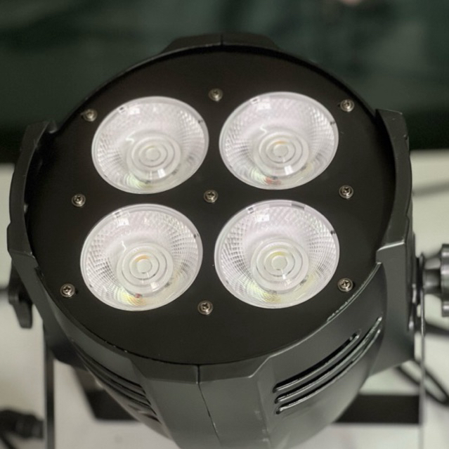ไฟพาร์ COB200Wไฟ LED สีขาว บวก สีวอม warm white หลอดLED 4หลอด 4x50วัตต์ ไฟแสงสี ไฟดิสโก้ ใช้ในผับบาร์