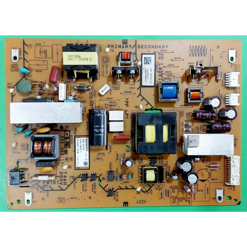POWER SUPPLY SONY พาร์ท 1-886-263-13 APS-323/B (ID) ใช้กับรุ่น KDL-32EX555 ของถอดแท้ มีรับประกัน 30 