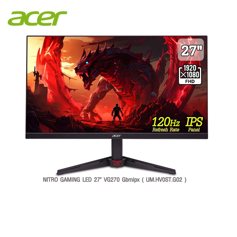 ACER-NITRO GAMING LED27" VG270 Gbmipx ( UM.HV0ST.G02 )