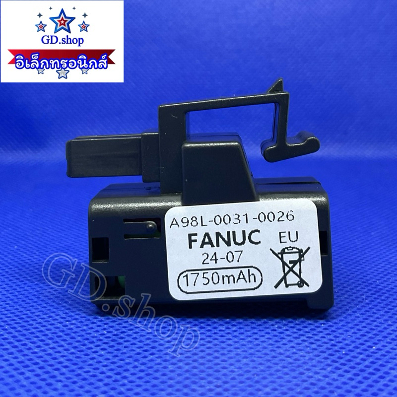 A98L-0031-0026 แบตเตอรี่ FANUC ของแท้!! A98l 1750mAh พร้อมส่ง ออกบิลได้