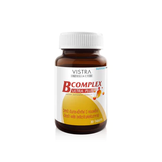 VISTRA INTEL-ACTIV B Complex Ultra Plus (30 TABS) - วิสทร้า อินเทล-แอ็คทีฟ บี คอมเพล็กซ์ อัลตร้า พลัส (30 เม็ด)