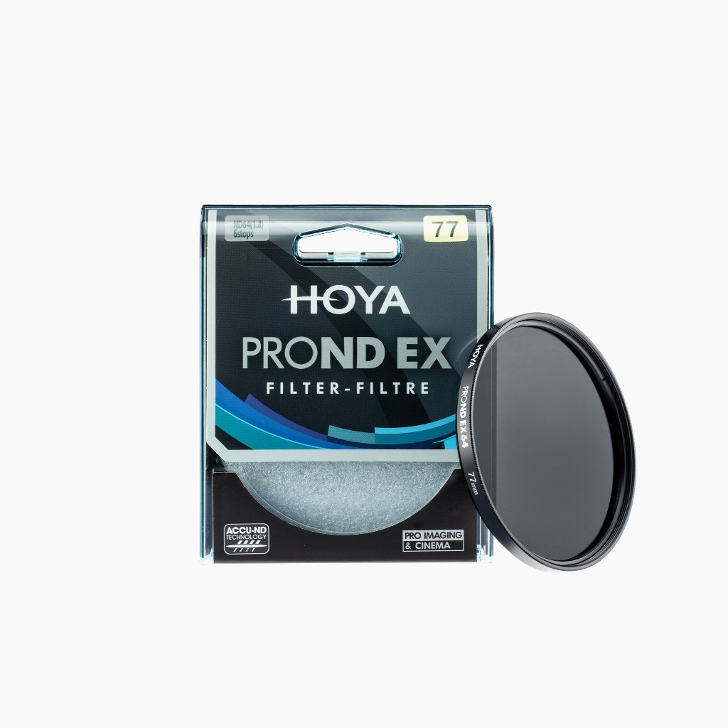 HOYA PROND EX 64 (1.8) ฟิลเตอร์ ND ลดแสง 6 สต็อปเพื่อการถ่ายภาพและวีดิโอ