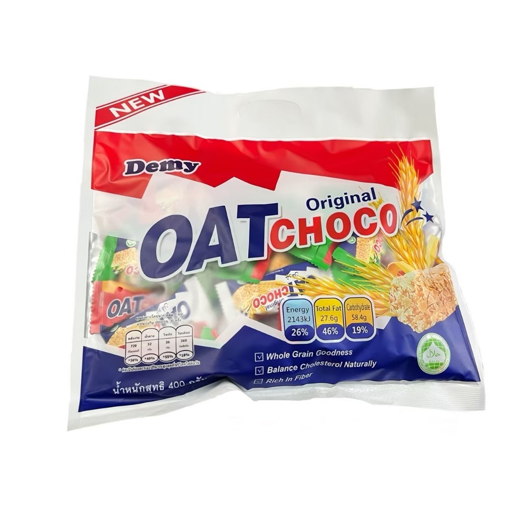 OAT CHOCO ขนมข้าวโอ้ต ธัญพืชอัดแท่ง（燕麦400g）