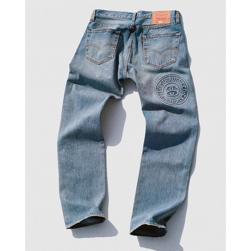 Stussy x Levi's Embossed 501 Jean Indigo