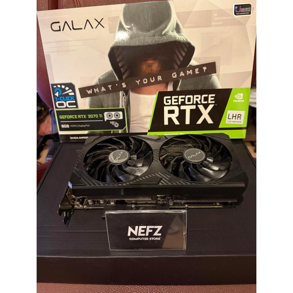VGA มือสอง GALAX GEFORCE RTX 3070 TI (1-CLICK OC) - 8GB GDDR6X (LHR)