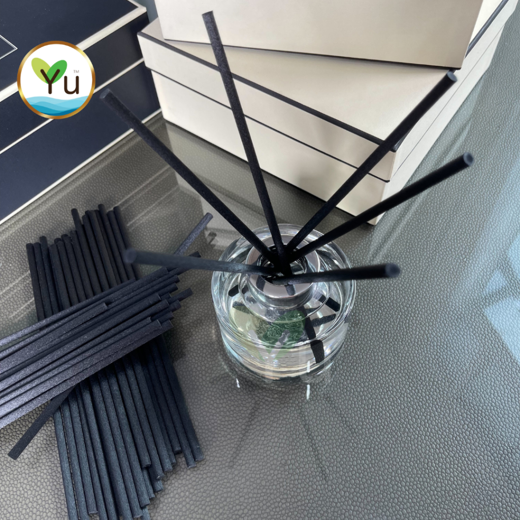 ก้านไฟเบอร์ 5 mm x 20 cm 🌈 เลือกสีได้ บรรจุ 6 - 30 ก้าน 🌟ก้านคล้าย Jomalonee (โจมาลโลน) เกรดคุณภาพ สีสวย น่ารัก - รูปที่ 3