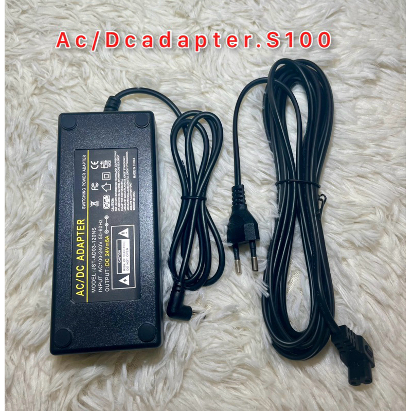 “พร้อมส่ง”AC/DC Adaptor DC24V.5A.AC100-240v 50.60Hz อะแดปเตอร์สำรอง เหมาะสำหรับใช้กับตัวไฟแรงสูงS100w