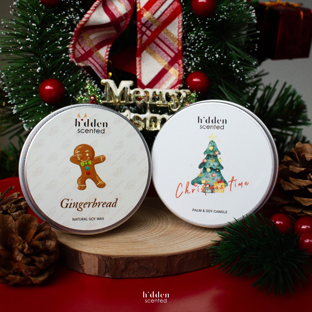 HIDDEN.SCENTED(ซ่อนกลิ่น) - เทียนหอมอโรม่า 7 กลิ่น 7 สไตล์ขนาด​ 50 กรัม