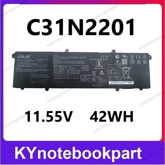แบตเตอรี่ ของแท้ ASUS VivoBook Go 15 M1504FA / Vivobook 16 OLED X1605 C31N2201