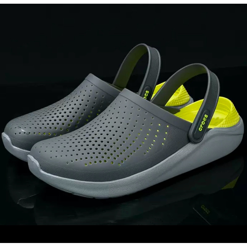 Crocs Lite Ride Clog รองเท้าแตะ แบบลำลอง มาใหม่สุดฮิต ใส่ได้ทุกเพศ มีส่วนลดราคา