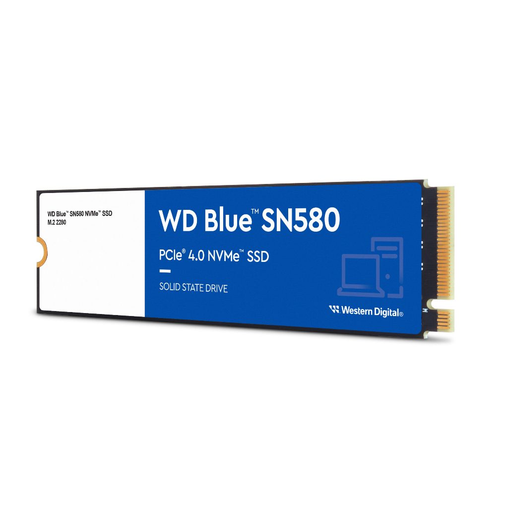 1TB SSD (เอสเอสดี) WD BLUE SN580 - PCIe 4x4 NVMe M.2 2280 (WDS100T3B0E) พร้อมติดตั้ง