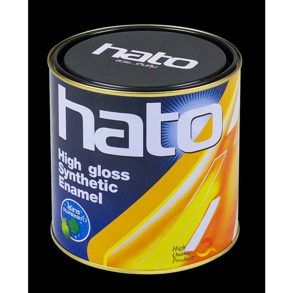 สีน้ำมัน สีเคลือบเงา ฮาโต้ HATO แม่สีน้ำมัน สีทาไม้ สีทาเหล็ก ขนาด 1 ปอนด์