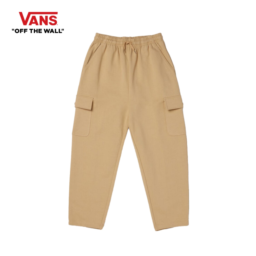 VANS BAGGY FLEECE CARGO - TAOS TAUPE กางเกง กางเกงขายาว ผู้ชาย