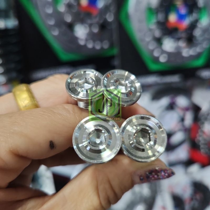 น๊อตจานดิส M8x20 M8x25 M8x30  เกลียวตลอด ราคาตัวละ น๊อตจาน  งานเลสเฮง งาน แบรนด์แท้ - รูปที่ 4