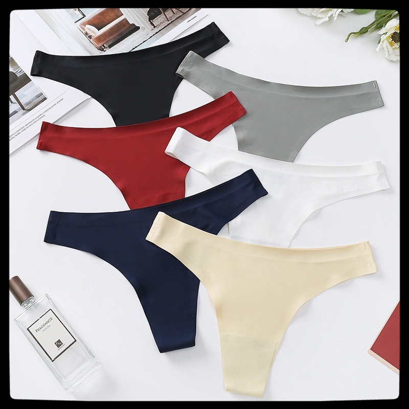 พร้อมส่งจากไทย Bra กางเกงชั้นในจีสตริง sexy panties ไร้ขอบ ไร้ตะเข็บ เซ็กซี่ สำหรับผู้หญิง