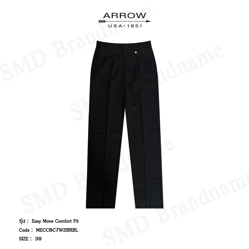 Arrow กางเกงสแล็ค ขายาว ทำงาน Comfort Fit รุ่น Easy Move Code: MECC8C7W2BRBL