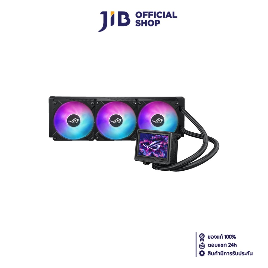 CPU LIQUID COOLER (ระบบระบายความร้อนด้วยน้ำ) ASUS ROG RYUJIN III 360 ARGB EXTREME (BLACK)