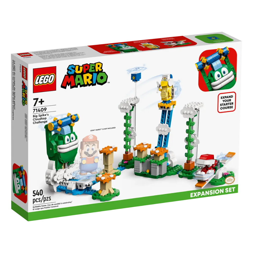 (ของแท้) Lego Super Mario 71409 Big Spike’s Cloudtop Challenge Expansion Set