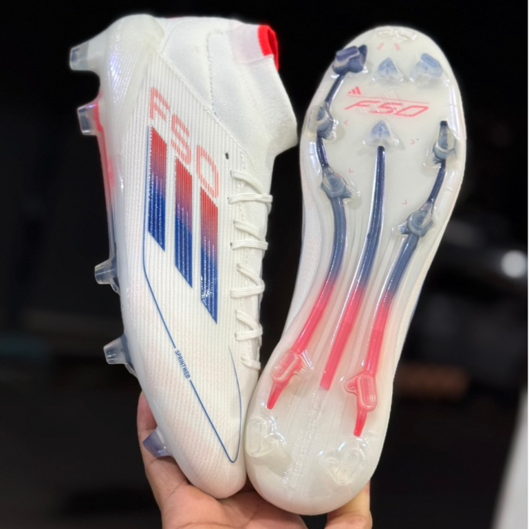 รองเท้า ฟุตบอล สตั๊ด Adidas F50 สายสปีด หุ้มข้อ ถ่ายจากสินค้าจริง มีปลายทาง ใส่ไม่ได้เปลี่ยนได้ แถม 